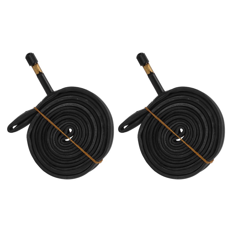 2 Pack 700x23C Bike Inner Tube 48mm Schrader Valve Butyl