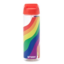 Smash Rainbow Water Bottle with Straw 700ml