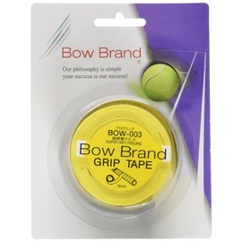 BOWBRAND BOW003 Overgrip Tape, 3 Rolls, Wet Type, Yellow