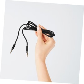 CIYODO 4pcs Nylon Male to Male Audio Aux Cable Durable Stereo Cord for Headphones Smartphones Laptops Noise-reducing Signal Transmission Practical for Daily Use