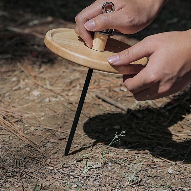 Portable Mosquito Coil Holder Multifunctional Magnetic Removable Oak Mosquito Coil