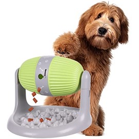 Flamingo Snack Dispenser Bent Grey/Green 31 x 25 x 20.5 - 26 cm