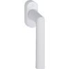 OD Hoppe Hamburg Window Handle Aluminium White