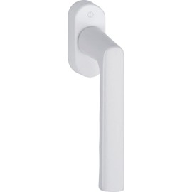 OD Hoppe Hamburg Window Handle Aluminium White