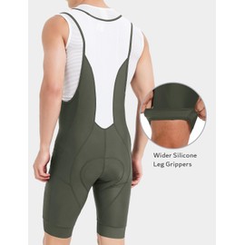 Przewalski Men’s 3D Padded Cycling Bike Bib Shorts, Bicycle Biking Bib Shorts