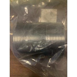Grainger 5P734C Black Steel Pipe Nipple 2" x 3" Threaded