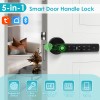 Double Row Digital Display Smart Door Lock App Control Aluminum