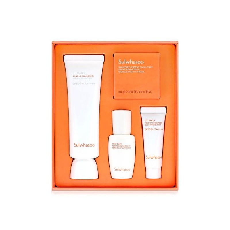 Sulwhasoo 설화수 상백톤업선크림 50ml 기획세트 Sulwhasoo Sangbaek Tone-Up Sunscreen 50ml