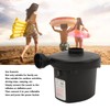 Electric Air Pump 3 Nozzles Portable Inflator Deflator Pump for