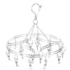Bare & Co. - FULL 316 Grade Stainless Steel Peg Hanger - Curve Design - Silver (20 pegs)