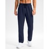 Pudolla Men's Lightweight Hiking Pants Quick-Dry Outdoor Sweatpants with Zipper