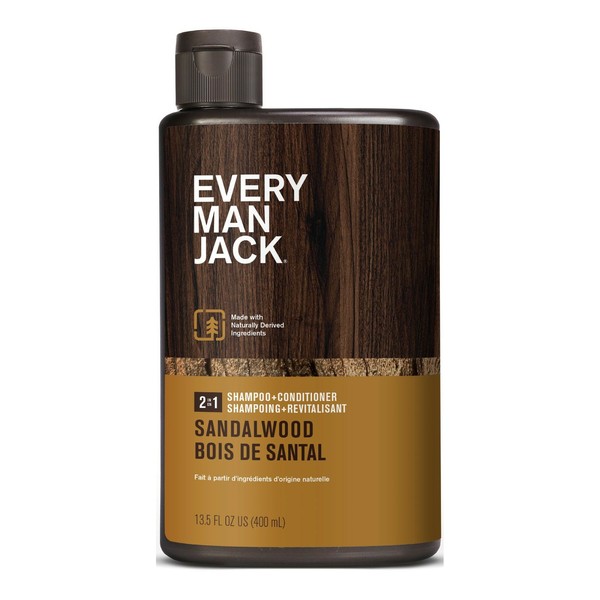Every Man Jack 2-in-1 Daily Shampoo + Conditioner Sandalwood 400