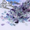 Fluorite Tumbled Chips Stone Polished Crushed Healing Crystal Quartz Pieces
