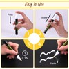 Chalk Pen, White, Chalk Pens for Blackboard, Washable, Pack of