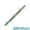 AAProTools Rainbow Cuticle Pusher, Stainless Steel Cuticle Remover and Cutter,
