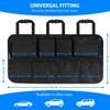 Car Boot Organiser - Backseat Storage Organizer with 4 Elastic
