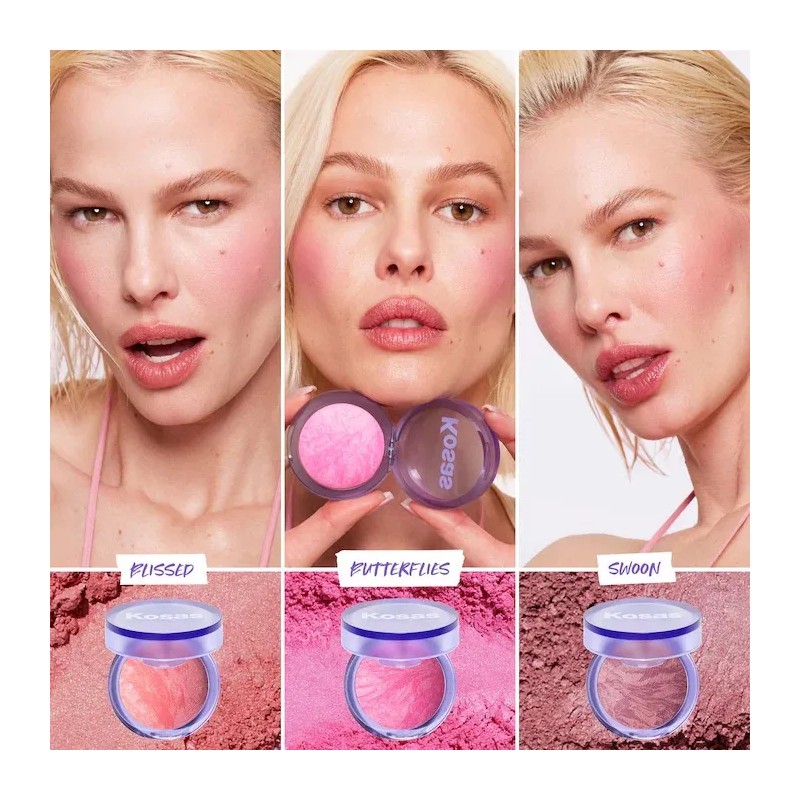 Kosas Blush Rubor Luminoso Acabado Natural Tono Del Maquillaje Butterflies
