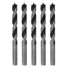 sourcing map 5pcs Brad Point Drill Bits 9mm Precise Cutting with Brad Point Tip for Woods