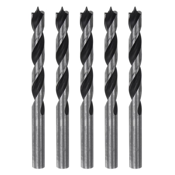 sourcing map 5pcs Brad Point Drill Bits 9mm Precise Cutting