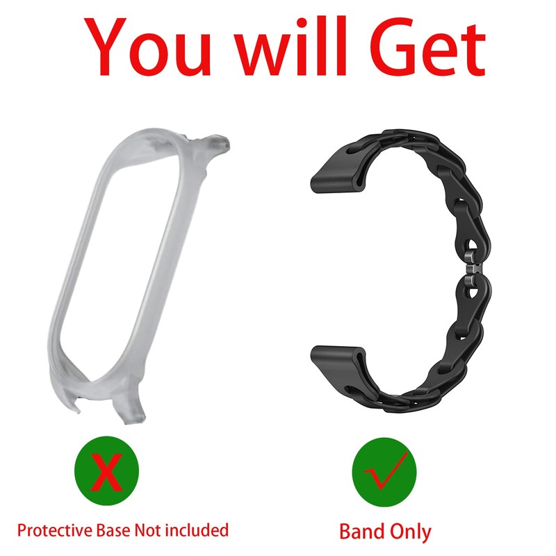 Lamshaw Compatible with Plaud NotePin Bands, Elastic Silicone Hollowed Out