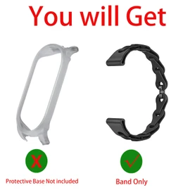 Lamshaw Compatible with Plaud NotePin Bands, Elastic Silicone Hollowed Out Replacement Straps Compatible for Plaud NotePin Voice Recorder (2 Pack-Black+Pink)