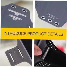 jojofuny 3pcs Running Arm Bag Phone Armband for Outdoor Sports Sweat Fitness Accessory for Devices for Running Climbing