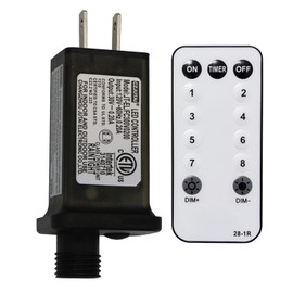 Dreamworth 8-Mode Light LED Transformer 30V Controller, Class 2 Power Supply, Low Voltage Transformer, US Plug Adapter, ETL Certified, 0.2A, 6W