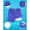 LUCOWEE Lightning Swim Trunks with Compression Lined for Men no