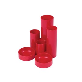 Deflecto Value Tidy Tube - Red