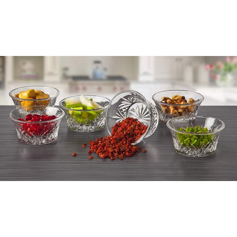 Godinger Bowl Set - Mini Crystal Prep, Dip, Dessert, Bar