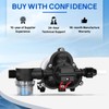 Etespie Automatic-Demand Diaphragm Pump 2088-343-135, 12V DC, 3.0 GPM With