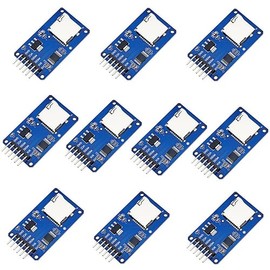 10 unidades adaptador de tarjeta Micro SD TF lector y módulo de escritura 6 pines SPI interfaz driver módulo de almacenamiento compatible con Arduino