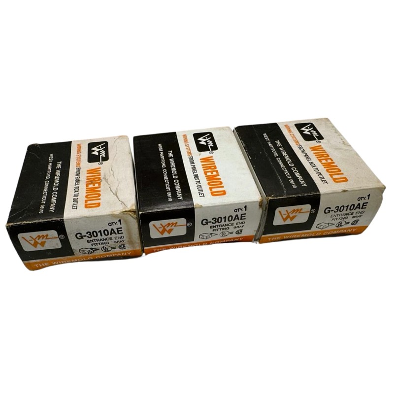 Wiremold G-3010AE Gray Entrance End Fitting *Free Shipping*