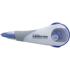 Tombow Pencil CT-PXN2.5 Correction Tape, 0.1 inch (2.5 mm) MONO Mono PXN (Ultra Fine 0.1 inch (2.5 mm) Wide), Refill Type, 13.2 ft (6 m)