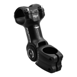 Xzeemo Handlebar Riser Bicycle 31.8 mm x 110 mm, ± 60° Adjustable, Bicycle Stem Aluminium Alloy, Adjustable Handlebar Stem, for MTB, Bicycle, Mountain Bike, Road Bike, BMX (Black)