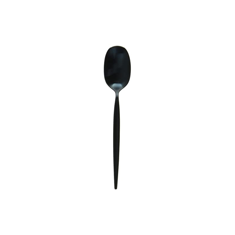 Lucky Wood 0-12606-090 Meteora Satin Black Coffee Spoon