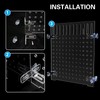 Acrylic Fish Tank Divider Aquarium Divider with 8 Suction Cups