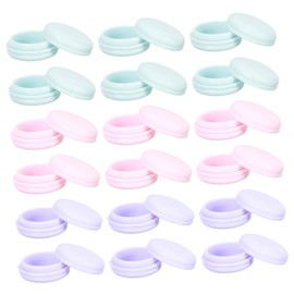 IWOWHERO 30Pcs Design Empty Jars for Cream Ointments Lip and Eye Masks Containers for Sample Storage and Dispensing