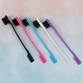 Dual-Sided Hair Styling & Control Brush Comb Beauty Black GD12540 100ea