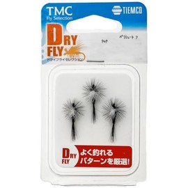 ティムコ(TIEMCO) TMC 完成品フライセット ドライフライ D-20セット パラシュート ブラック #16