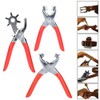 Multifunctional Belt Puncher Leather Hole Punch Pliers Eyelet Plier Grommet