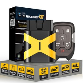 Remote2program Replacement Car Key Self Progrmmable Smart Keyless Entry Remote Control Compatible with 2015-2020 GMC Yukon XL Denali Chevy Suburban Tahoe HYQ1AA (1pcs self Programming remote/HYQ1AA)