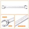 sourcing map 3pcs Flare Nut Wrench 15mm x 17mm High
