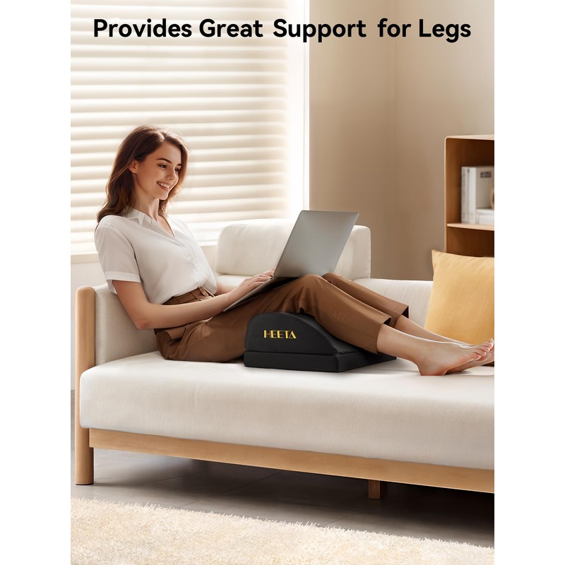 HEETA Foot Rest Under Desk, Ergonomic Footrest Adjustable 2 Optional