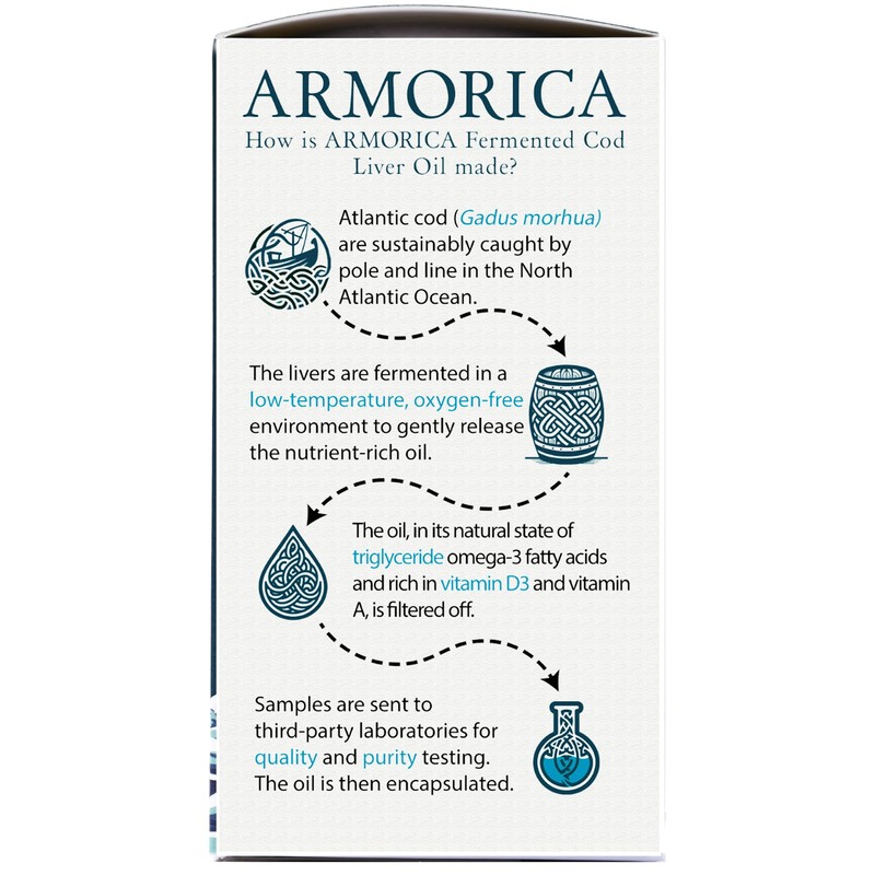 ARMORICA ARMORICA Fermented Cod Liver Oil | Cold-Processed & Naturally