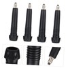 Mipcase 4pcs Trekking Pole Replacement Tips Walking Sticks Tip Trekking