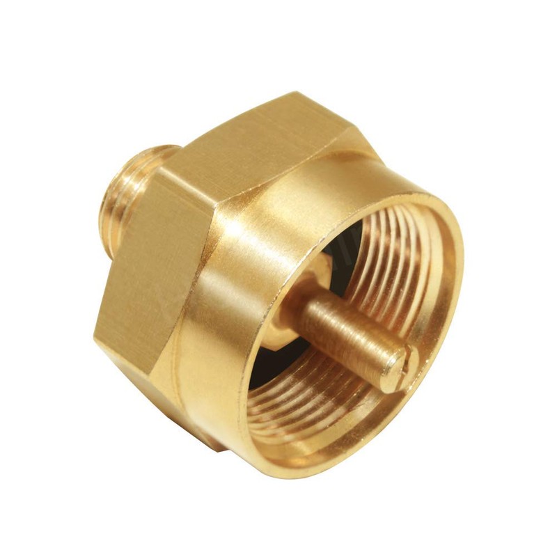 Hooshing 1LB Propane Gas Bottle Refill Adapter 1/4" Male NPT