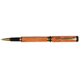 Lanier Pens Classic Rollerball Pen - 24kt Gold - Afzilia Burl
