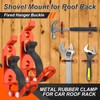 4Pcs Roof Rack Shovel Mount Kit Zinc Alloy Shovel Holder