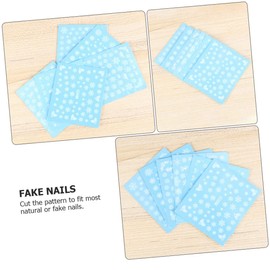 Minkissy Charming Christmas Nail Stickers Snowflake Nail Art Decals for DIY Manicure Random Style